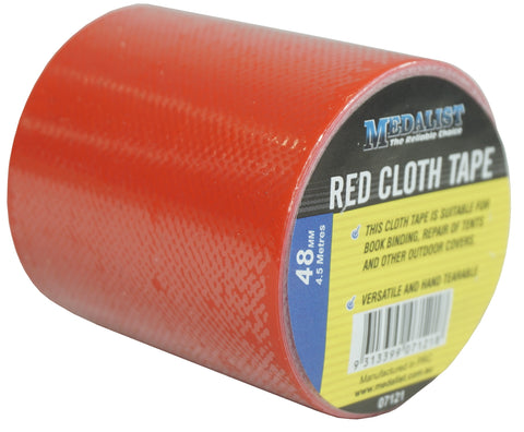 CLOTH/DUCT TAPE - RED -  48mm x 4.5m