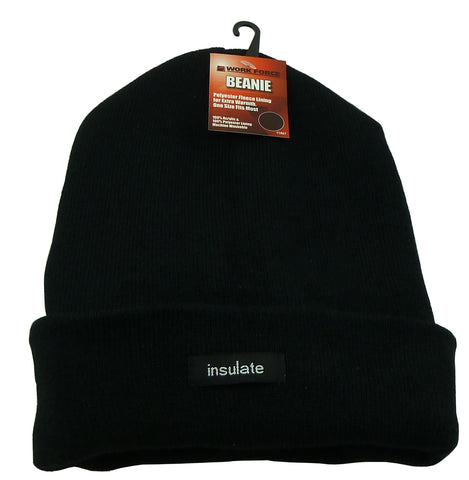 BEANIE - BLACK - LINED
