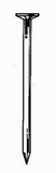 NAILS -  BULLET HEAD GALVANISED - 65 x 2.8mm - 500g