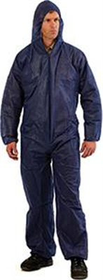 COVERALLS -  DISPOSABLE - LARGE BLUE - PROCHOICE