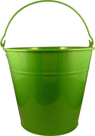 BUCKET - GREEN STEEL - 12 LITRE