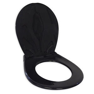 TOILET SEAT - AWARD EZI-FIX - BLACK