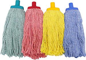 MOP HEAD - CONTRACTOR - GREEN - 400G