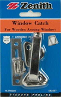 SASH FASTENER  - FOR WOODEN AWNING WINDOWS - NICKLE PLATED