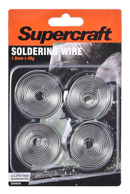 WIRE - SOLDER - 4 PIECE - SUPERCRAFT