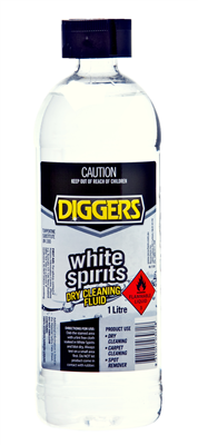 WHITE SPIRITS   - 1 LITRE -  DIGGERS