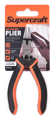 MINI LONG NOSE  PLIERS - 120mm - SUPERCRAFT