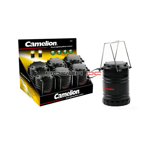 LANTERN COB 3 X 3 WATT - DUAL WHITE & FLAME LIGHT -  TOMCAT