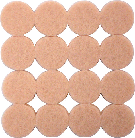 FELT PADS  - ROUND ADHESIVE - 25mm