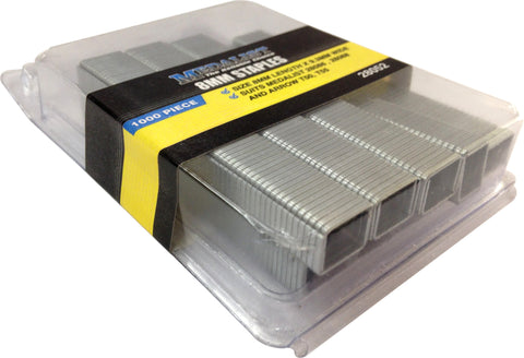 STAPLES -  6mm (1/4") - BOX OF 1000 - MEDIUM DUTY
