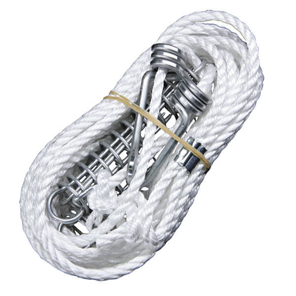 GUY ROPE KIT - DOUBLE - METAL SLIDES & SPRINGS – Blue Mountains Camping