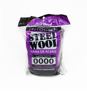 STEEL WOOL - SUPER FINE GRADE 0000 - 100g - RED DEVIL