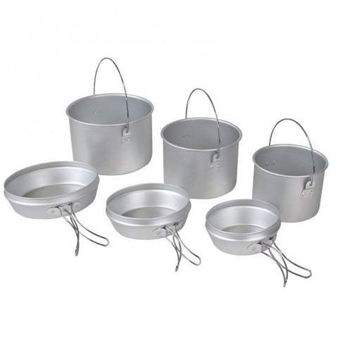 COOK SET - 6 PIECE ALUMINIUM