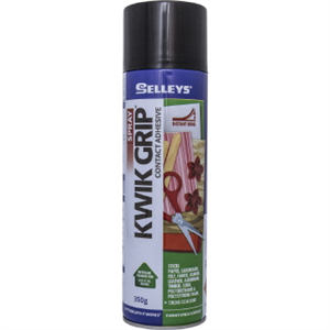 KWIK GRIP - CONTACT SPRAY AEROSOL - 350g - SELLEYS