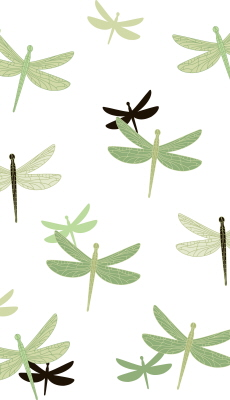 SHOWER CURTAIN - DRAGONFLY