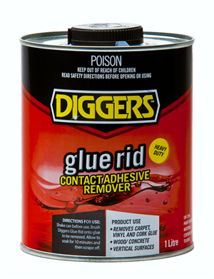 GLUE RID - 1 Litre - DIGGERS – Blue Mountains Camping