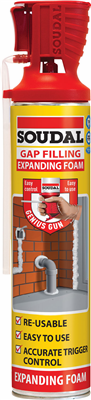 EXPANDING FOAM - GAP FILLER  -  500ml -  SOUDAL