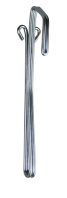 HOOKS - CURTAIN - 2 PRONG - 9mm -  Pk14