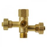 Gas Adaptors 3/8" LH Cylinder Brass Primus