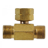 Gas Adaptors 3/8" LH Cylinder Brass Primus
