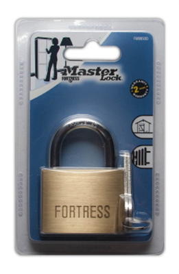 PADLOCK BRASS ECON 50MM