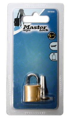 PADLOCK BRASS ECON 20MM