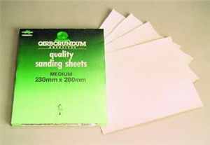 SANDPAPER  - P220 - CORUNDUM - 230mm x 280mm