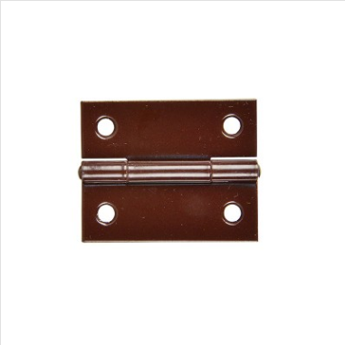 BUTT HINGE - 35 x 25 x 1.2mm - FLORENTINE BRONZE  - FIXED PIN - 2 PACK