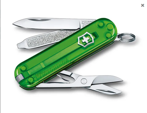 GREEN TEA -  CLASSIC SD COLOURS - VICTORINOX  - SWISS ARMY KNIFE