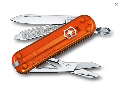 FIRE OPAL -  CLASSIC SD COLOURS - VICTORINOX  - SWISS ARMY KNIFE
