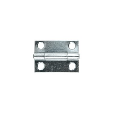 BUTT HINGE - 35x25x1.2mm - ZP - FIXED PIN - 2 PACK