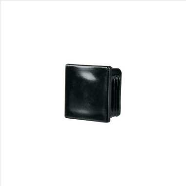 CHAIR TIPS - INTERNAL SQUARE PLASTIC - BLACK - 32mm - 4 PACK