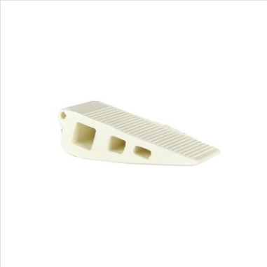 DOOR WEDGE  - WHITE RUBBER WEDGE - 2 PACK