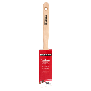 PAINT BRUSH - TRIM  -  38mm SYNTHETIC - SHUR LINE