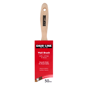 PAINT BRUSH - WALL  -  50mm SYNTHETIC - SHUR LINE