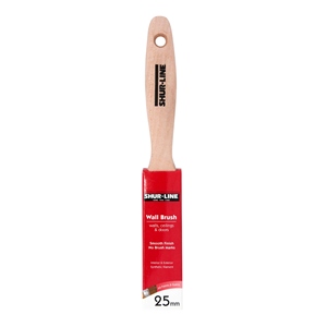 PAINT BRUSH - WALL  -  25mm SYNTHETIC - SHUR LINE