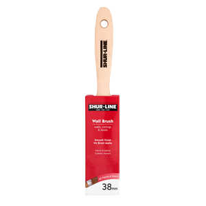 PAINT BRUSH - WALL  -  38mm SYNTHETIC - SHUR LINE