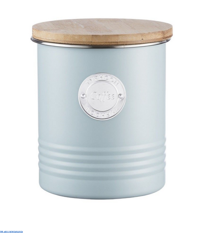 CANISTER - COFFEE -  1 LITRE - BLUE - TYPHOON LIVING