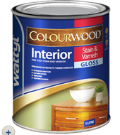 LIMING WHITE - COLOURWOOD STAIN & VARNISH - GLOSS - 500mls - WATTYL