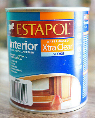 ESTAPOL INTERIOR WATER-BASED - XTRA CLEAR - GLOSS - 500mls - WATTYL