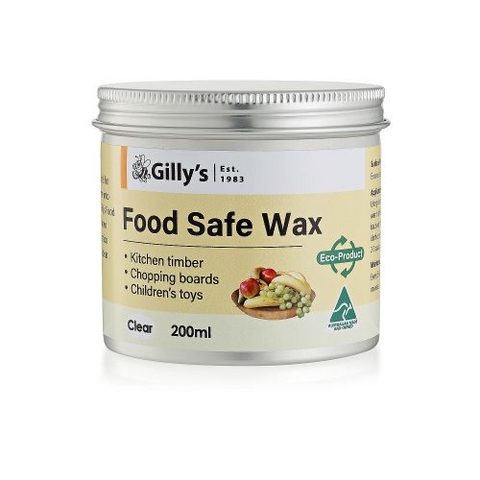 FOOD SAFE WAX  - 200ml - GILLY'S - 100% NATURAL - AUSTRALIAN