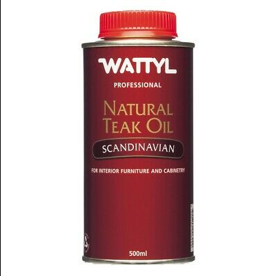 WOOD OIL - SCANDINAVIAN TEAK OIL - 500ml - WATTYL