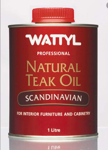 WOOD OIL - SCANDINAVIAN TEAK OIL - 1 Litre - WATTYL