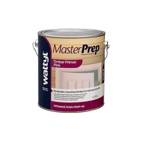 TIMBER PRIMER PINK - MASTER PREP - 1 Litre - WATTYL