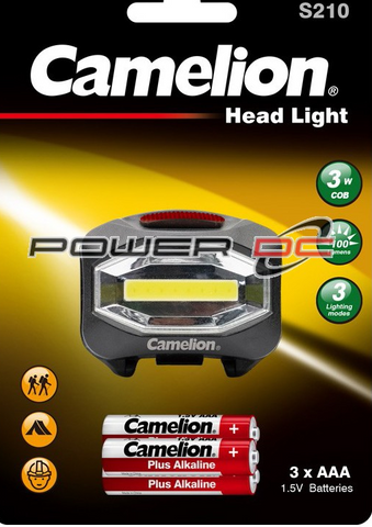 HEADLIGHT - 3W COB LED HEADLIGHT - CAMELION - S210