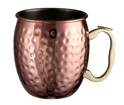 MUG - COPPER MOSCOW MULE - HAMMERED COPPER - 530ml