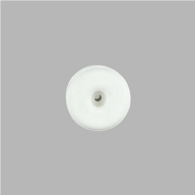 DOOR STOP  - ROUND - WHITE RUBBER - 38 x 25mm