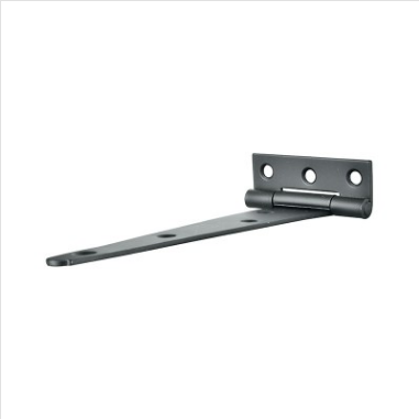 TEE HINGE - MEDIUM - BLACK - 2 OF -  INCLUDING SCREWS - 150mm x 2mm