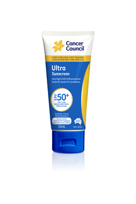 SUNSCREEN - ULTRA - CANCER COUNCIL APPROVED - 35ml - SPF50 PLUS - 4 hr