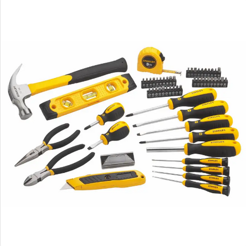 TOOL KIT WITH CASE - 62 PIECE - STANLEY